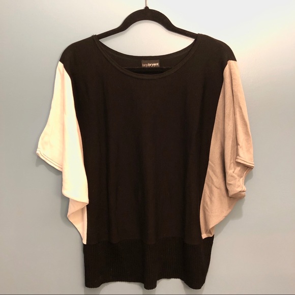 Lane Bryant Flowing Color Block Shirt - Picture 2 of 8